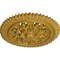 Ekena Millwork York Ceiling Medallion (Fits Canopies up to 3 5/8"), 21 5/8"OD x 2 1/2"P, Iridescent Gold CM21YOIGS - alternate 3